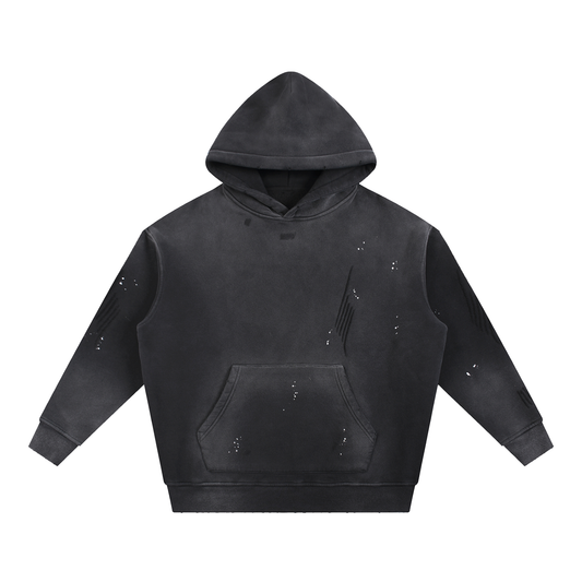WASHED FLEECE HOODIE