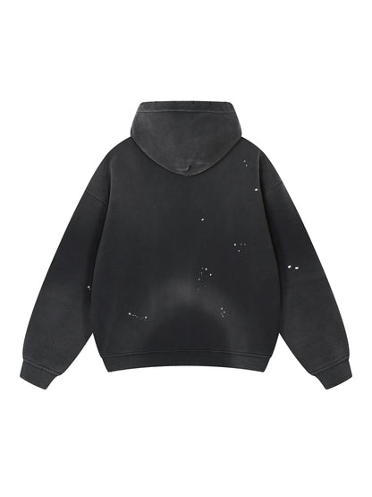 WASHED FLEECE HOODIE