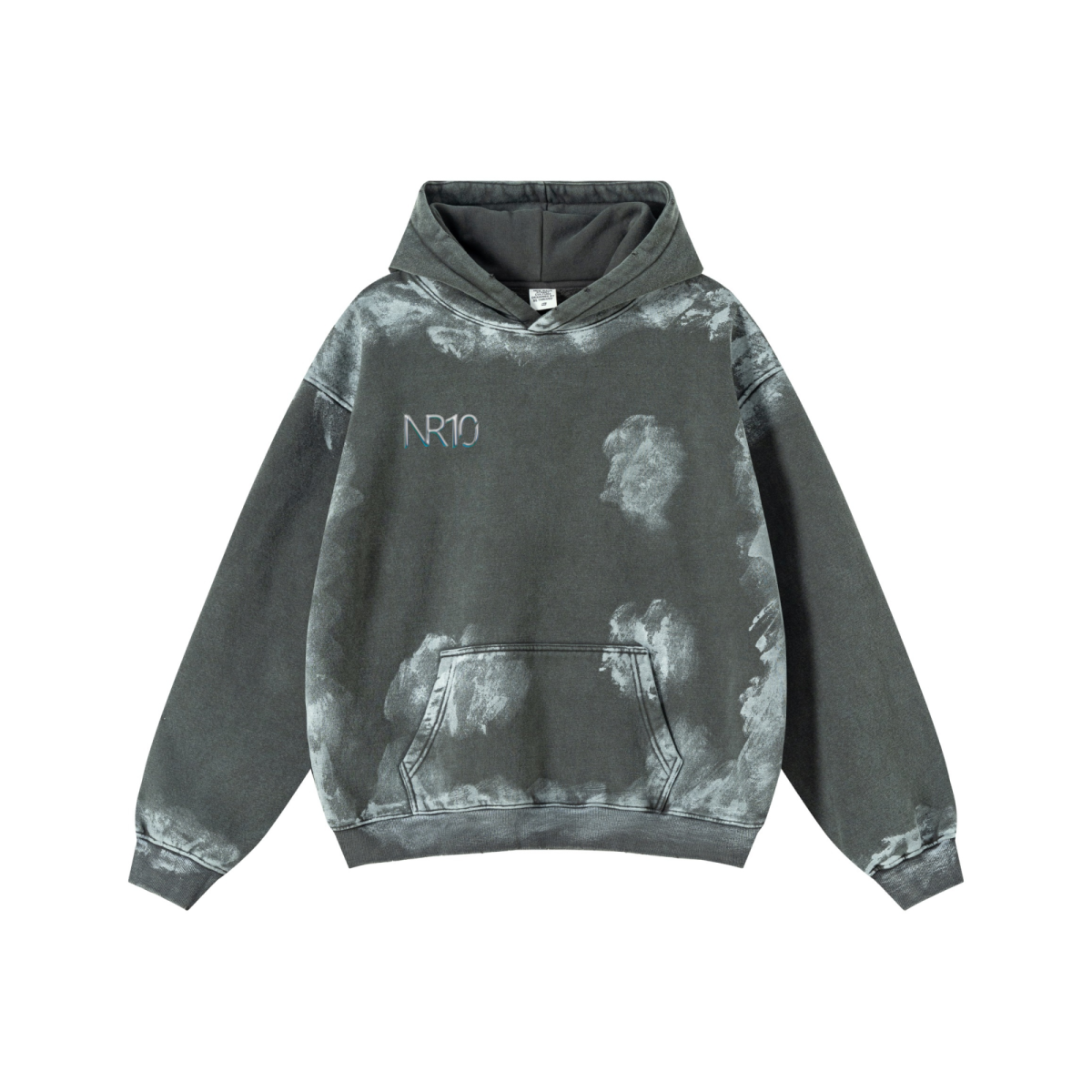 400GSM Unisex Heavyweight Vintage-Wash Hoodie Dark gray