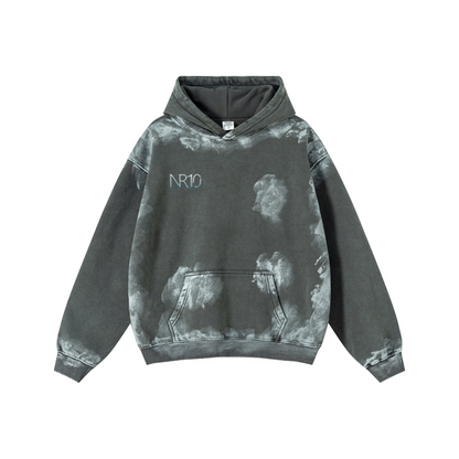 400GSM Unisex Heavyweight Vintage-Wash Hoodie Dark gray