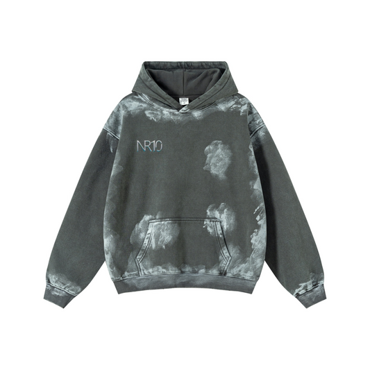 400GSM Unisex Heavyweight Vintage-Wash Hoodie Dark gray